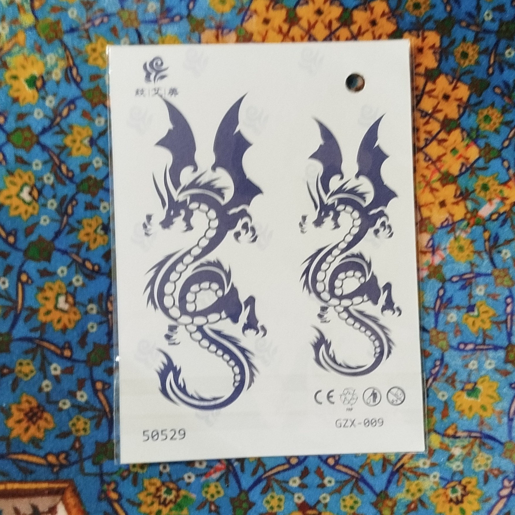 تتو موقت کد GZX-009